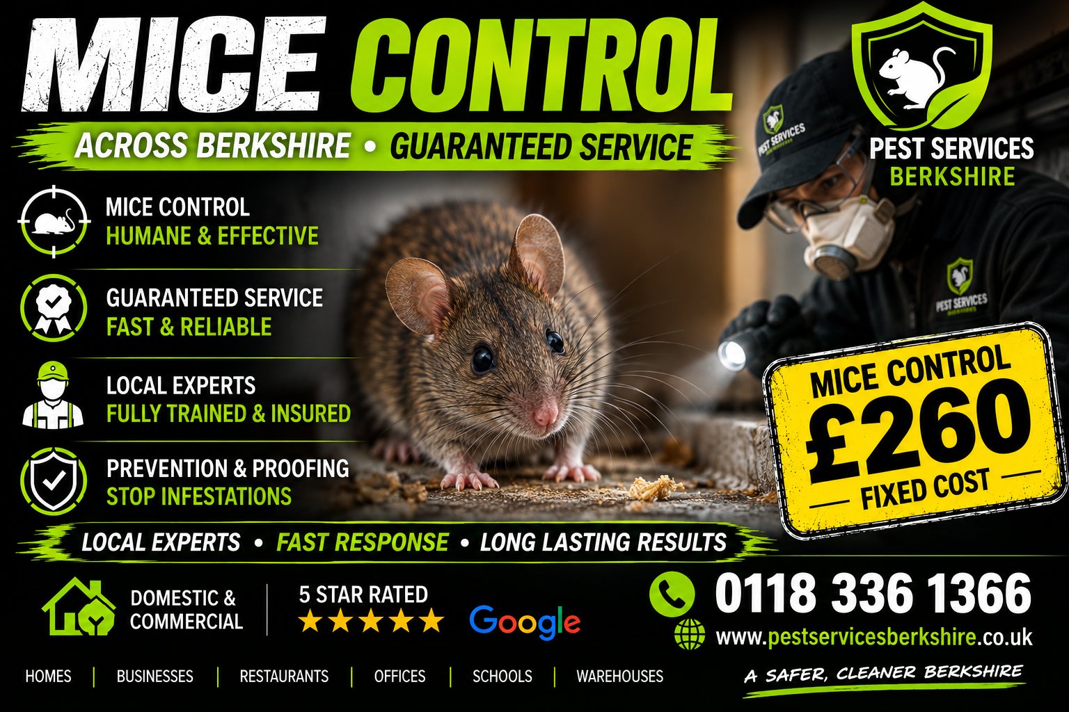 Mice control across Berkshire &mdash; Pest Services Berkshire