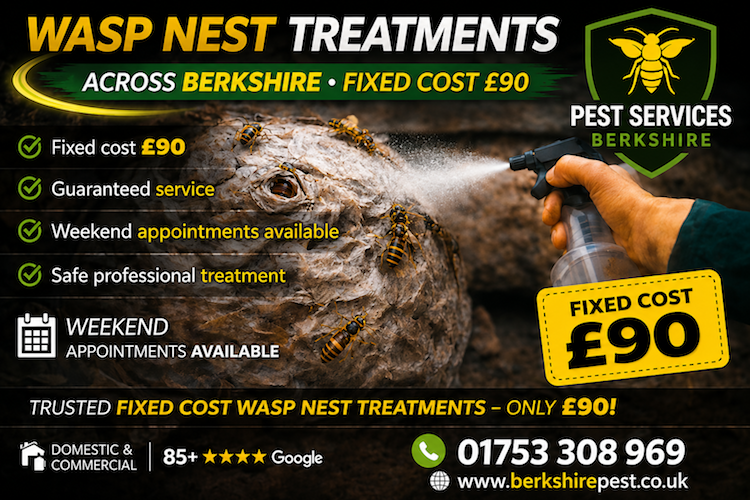 Where Do Wasps Build Their Nests Around Berkshire Homes?